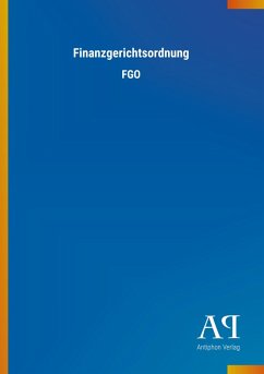 Cover Finanzgerichtsordnung