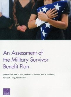 An Assessment of the Military Survivor Benefit Plan - Hosek, James; Asch, Beth J; Mattock, Michael G