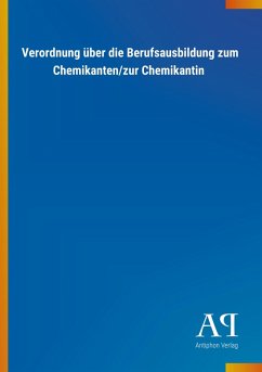 Cover Verordnung über die Berufsausbildung zum Chemikanten/zur Chemikantin