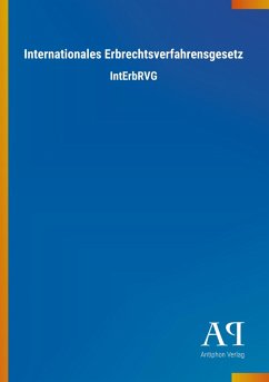 Cover Internationales Erbrechtsverfahrensgesetz