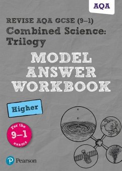 Cover Pearson REVISE AQA GCSE Combined Science Trilogy Model Answer Workbook (Higher) - for 2026, 2027 exams