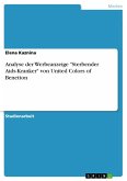 Analyse der Werbeanzeige United Colors of Benetton &quote;Sterbender Aids-Kranker&quote; (eBook, ePUB)