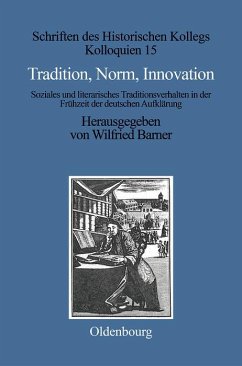 Cover Tradition, Norm, Innovation (eBook, PDF)