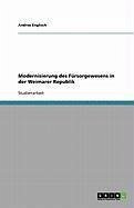 Modernisierung des Fürsorgewesens in der Weimarer Republik (eBook, ePUB)