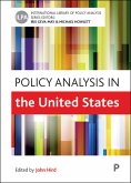 Policy Analysis in the United States (eBook, ePUB)