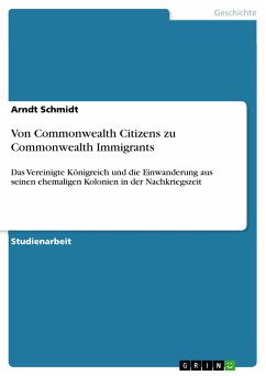 Von Commonwealth Citizens zu Commonwealth Immigrants (eBook, ePUB)