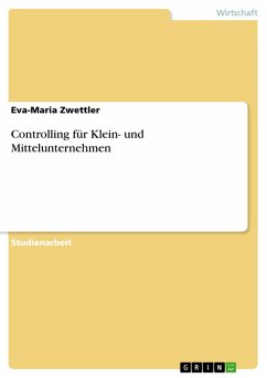 Controlling für Klein- und Mittelunternehmen (eBook, ePUB) Controlling für Klein- und Mittelunternehmen (eBook, ePUB)