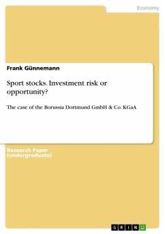 Sport stocks: Investment risk or opportunity? - Borussia Dortmund GmbH & Co. KGaA (eBook, ePUB)