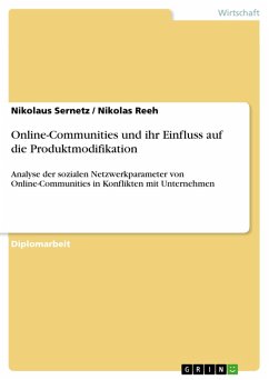 Soziale Netzwerkparameter von Online Communities und deren Einfluss auf den Verlauf von Konflikten mit Unternehmen (eBook, ePUB)