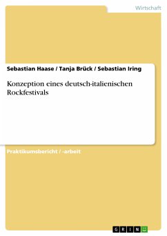 Konzeption eines deutsch-italienischen Rockfestivals (eBook, ePUB)