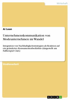 Unternehmenskommunikation von Modeunternehmen im Wandel (eBook, PDF) - Lean, Ai