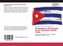 El Registro del Estado Civil: apuntes desde Cuba - Proenza Reyes, Malena;Rodríguez C., Reinerio