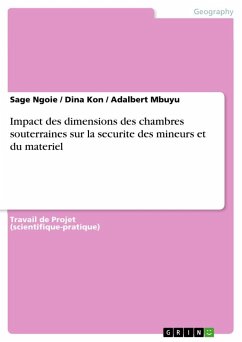 Impact des dimensions des chambres souterraines sur la securite des mineurs et du materiel - Ngoie, Sage;Mbuyu, Adalbert;Kon, Dina