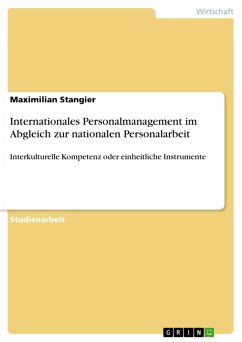 Internationales Personalmanagement im Abgleich zur nationalen Personalarbeit (eBook, ePUB)