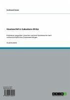 Staatszerfall in Subsahara-Afrika (eBook, ePUB)