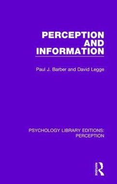 Perception and Information - Barber, Paul J; Legge, David