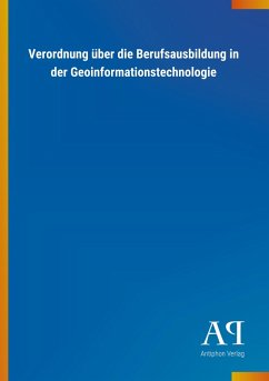 Cover Verordnung über die Berufsausbildung in der Geoinformationstechnologie