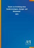 Gesetz zur Errichtung eines Sondervermögens 