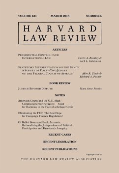 Cover Harvard Law Review: Volume 131, Number 5 - March 2018 (eBook, ePUB)