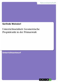 Unterrichtseinheit: Geometrische Propädeutik in der Primarstufe (eBook, ePUB)