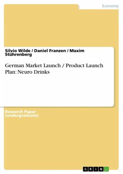 German Market Launch / Product Launch Plan: Neuro Drinks (eBook, ePUB)