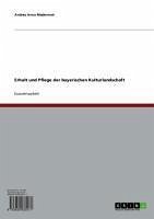 Cover Erhalt und Pflege der bayerischen Kulturlandschaft (eBook, ePUB)