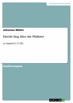 Davids Sieg über die Philister (eBook, ePUB)