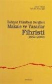 Ilahiyat Fakültesi Dergileri Makale ve Yazarlar Fihristi 1952-2002