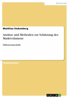 Cover Ansätze und Methoden zur Schätzung des Marktvolumens (eBook, ePUB)