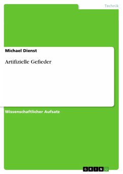 Cover Artifizielle Gefieder (eBook, ePUB)