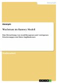 Wachstum im Ramsey Modell (eBook, ePUB)
