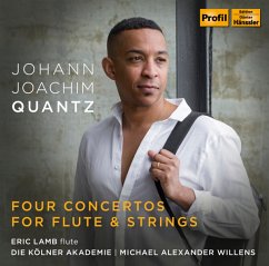 Cover Quantz:Four Flute Concertos
