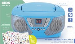 BigBen Kids, Tragbares CD/Radio CD60, CD-Player, blau