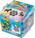 Hama 6701 - Sortierbox mit ca. 6000 Midi-Bügelperlen, 3 Stiftplatten und Zubehör