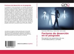 Factores de deserción en el posgrado - Mifflin Rosay, María Elena;Chota, Dante;Landeo, José