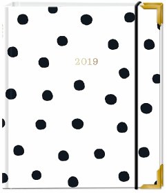 Cover Premium-Terminplaner Black and White 2019