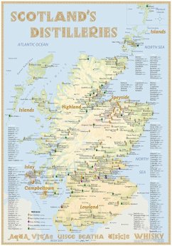 Whisky Distilleries Scotland - Poster 70x100cm Standard Edition - Hirst, Rüdiger Jörg