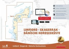 Delius Klasing-Sportbootkarten: Limfjord - Skagerrak - Dänische Nordseeküste (Ausgabe 2018/2019), m. CD-ROM