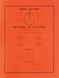 AGOSTINI, D: METHODE DE BATTERIE VOLUME 4 DRUMS