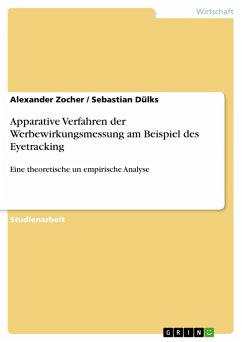 Apparative Verfahren der Werbewirkungsmessung am Beispiel des Eyetracking (eBook, ePUB)
