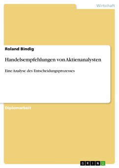 Handelsempfehlungen von Aktienanalysten (eBook, ePUB) - Bindig, Roland