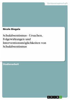 Schulabsentismus (eBook, ePUB) - Biegala, Nicole