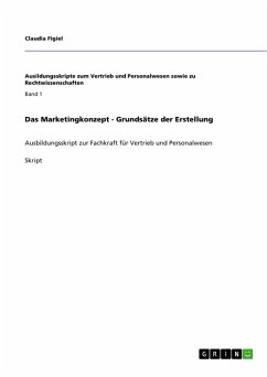 Das Marketingkonzept - Grundsätze der Erstellung (eBook, ePUB)