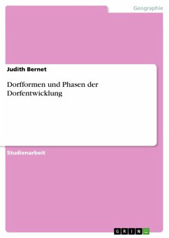 Dorfformen und Phasen der Dorfentwicklung (eBook, ePUB) - Bernet, Judith