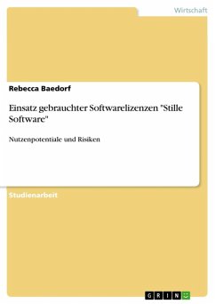 Einsatz gebrauchter Softwarelizenzen "Stille Software" (eBook, ePUB)