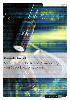 Cover Stand der Technik und Anwendung von Superkondensatoren (eBook, ePUB)