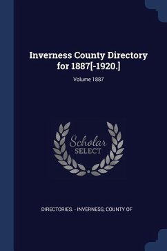 Inverness County Directory for 1887[-1920.]; Volume 1887
