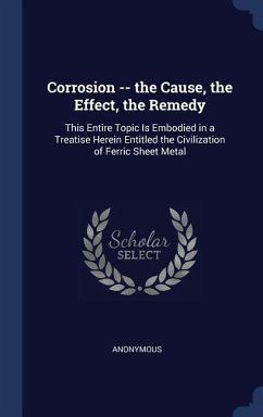 Corrosion -- the Cause, the Effect, the Remedy: This Entire Topic Is Embodied in a Treatise Herein Entitled the Civilization of Ferric Sheet Metal