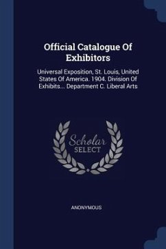 Official Catalogue Of Exhibitors - Anonymous Official Catalogue Of Exhibitors - Anonymous