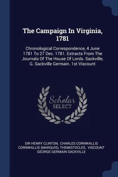 The Campaign In Virginia, 1781